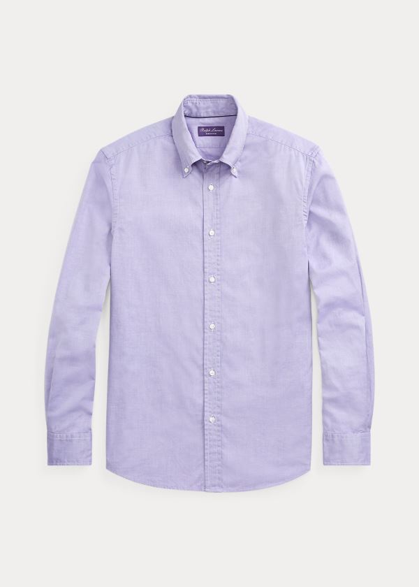 Men's Ralph Lauren Washed Oxford Shirt | 510967MOH